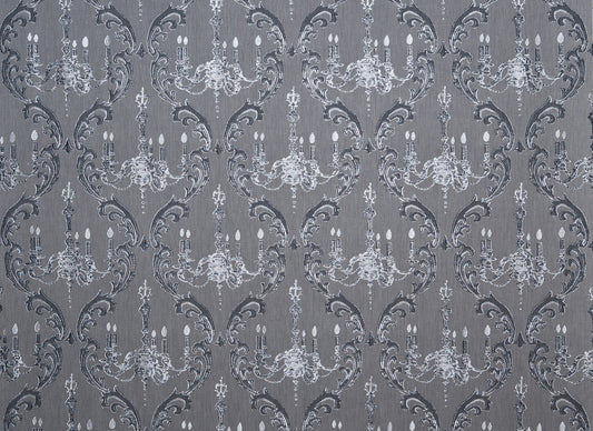 Chandelier with Viscose-Black