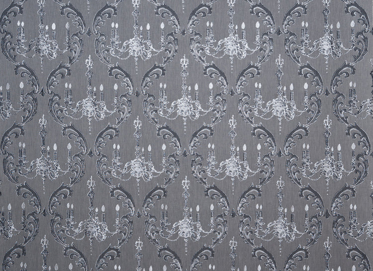 Chandelier with Viscose-Black