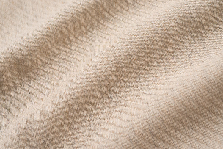 Diagonal Stripe Ecru