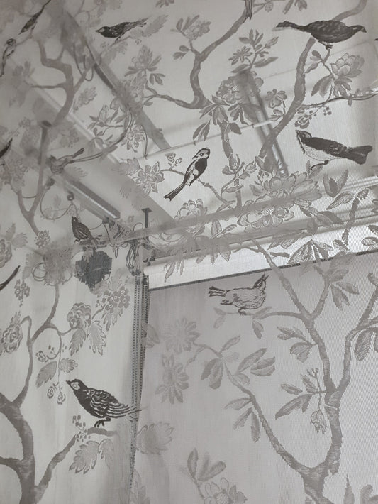 Flocked Paradiso Lace Panel