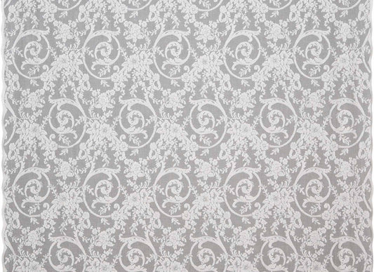 Peony Scroll with Viscose