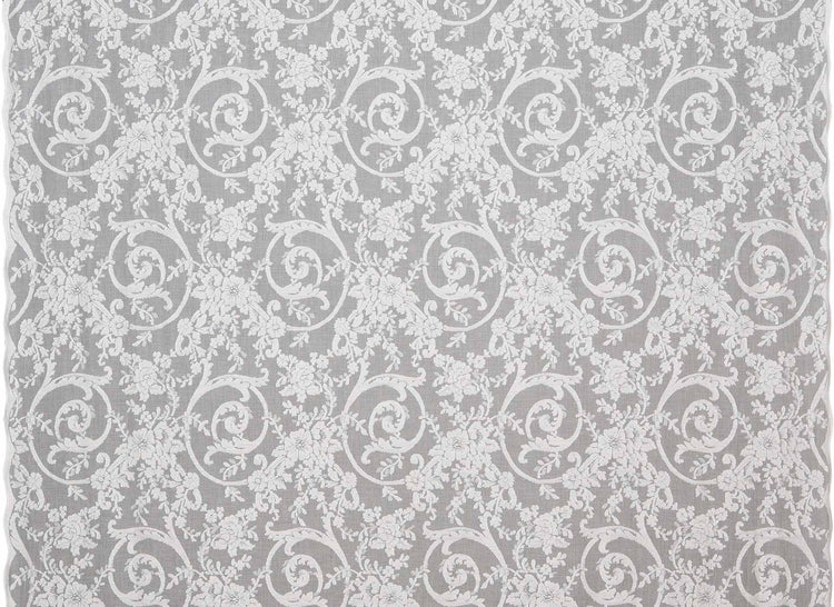 Peony Scroll with Viscose