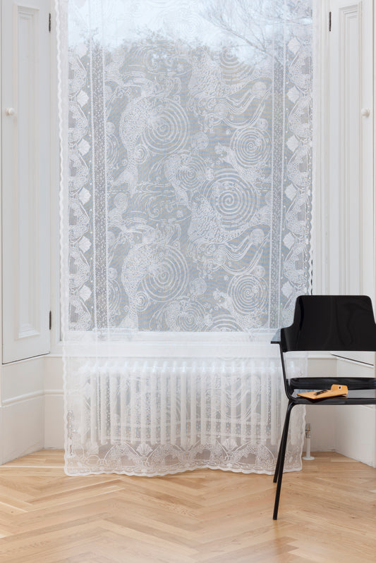 Japanese Carp Lace Panel