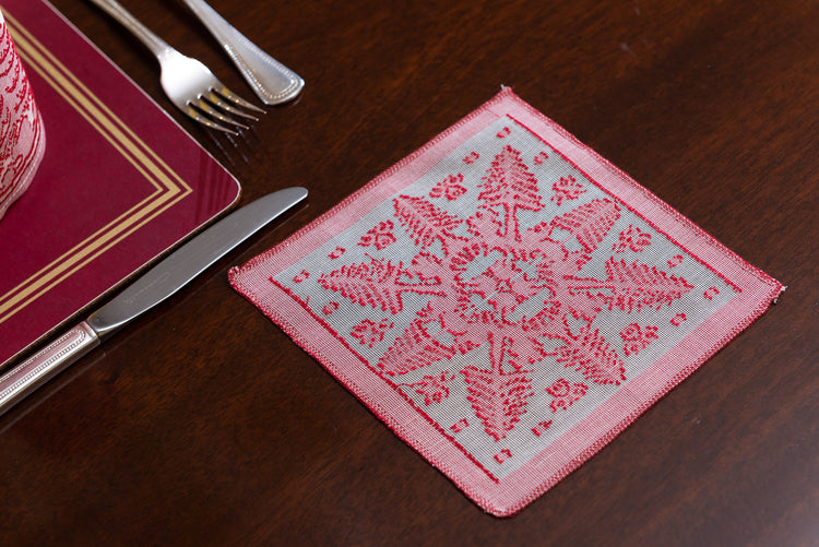 Lurex Christmas Coasters