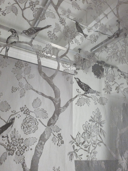 Flocked Paradiso Lace Panel