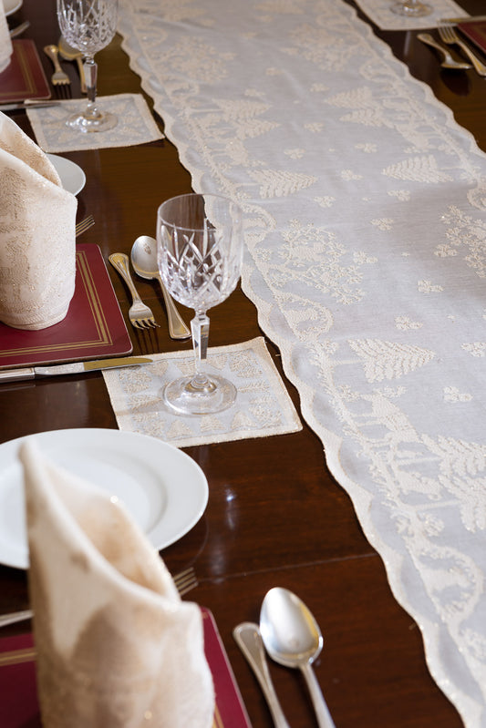 Lurex Christmas Coasters